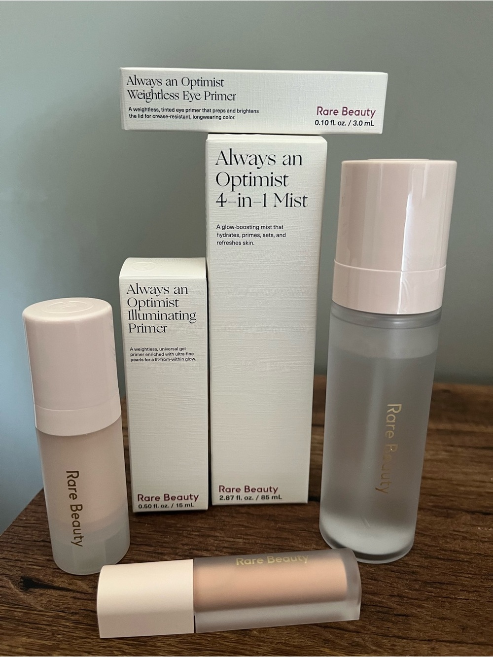 Rare Beauty Always an Optimist Primers & Mist Trio